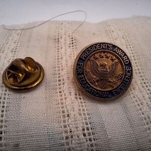 Presidents Award for Educational Excellence Vintage Lapel Pin